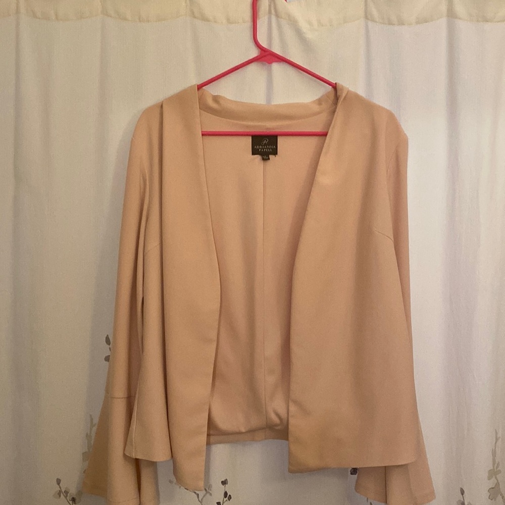 Women’s Pink light weight jacket by Adrianna Papell. Never worn.